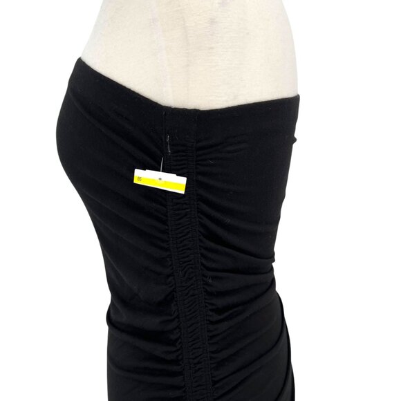 Halogen Strapless Ruched Mini Dress Black Size 2X NWOT - Picture 3 of 8